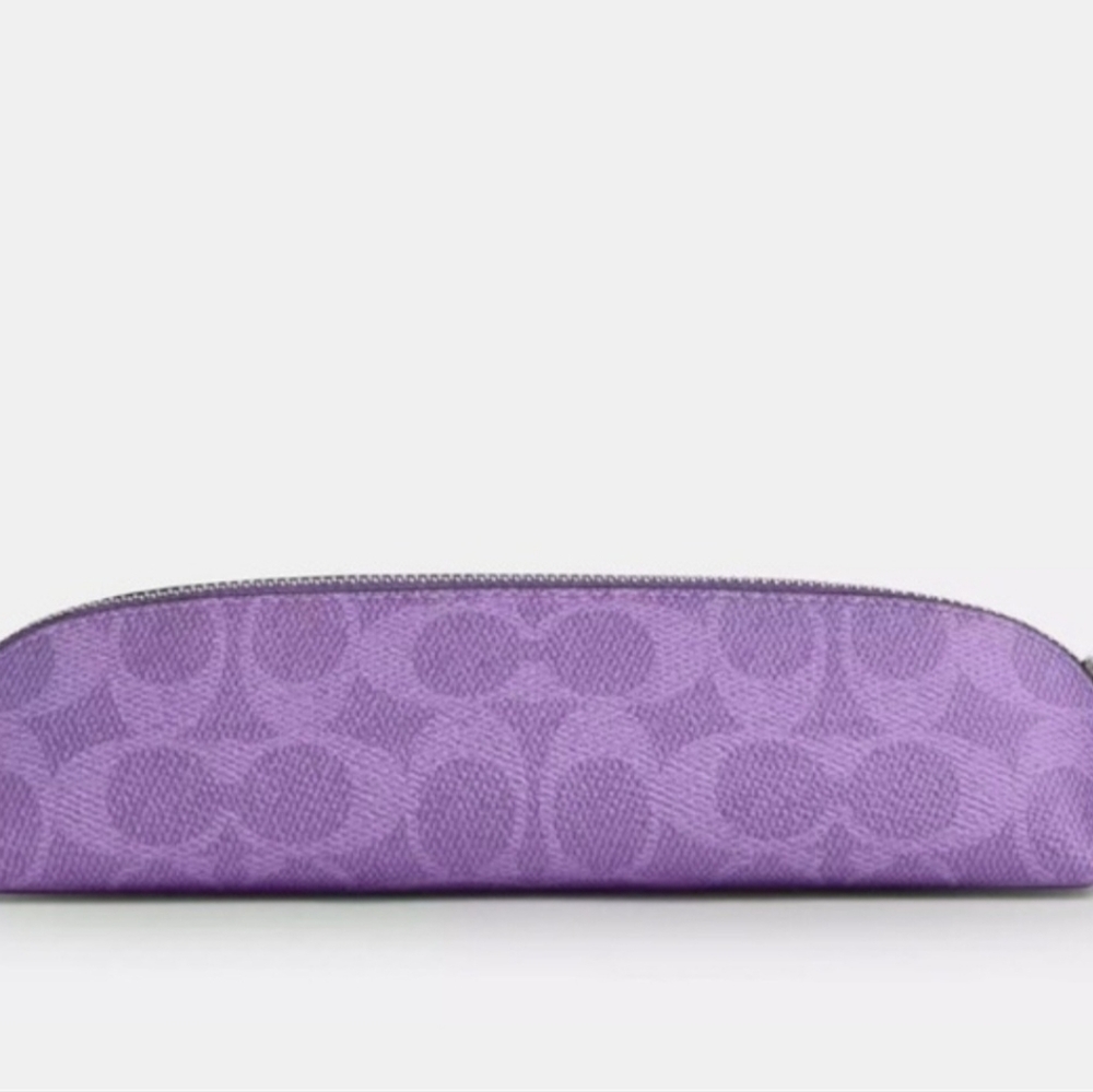 NWT Coach Notebook and Pencil Case PURPLE IRIS - Picture 3 of 4